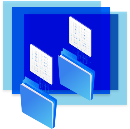 Blue Folders
